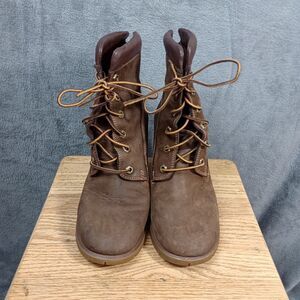 Timberland Women's Allington Lace-Up Ankle Booties Boots 8  Brown‎